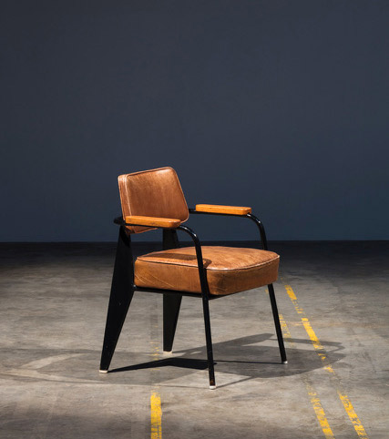 Jean Prouvé, ‘The Bridge’ armchair, 1950 COURTESY: Galerie Downtown, François Laffanour, Paris