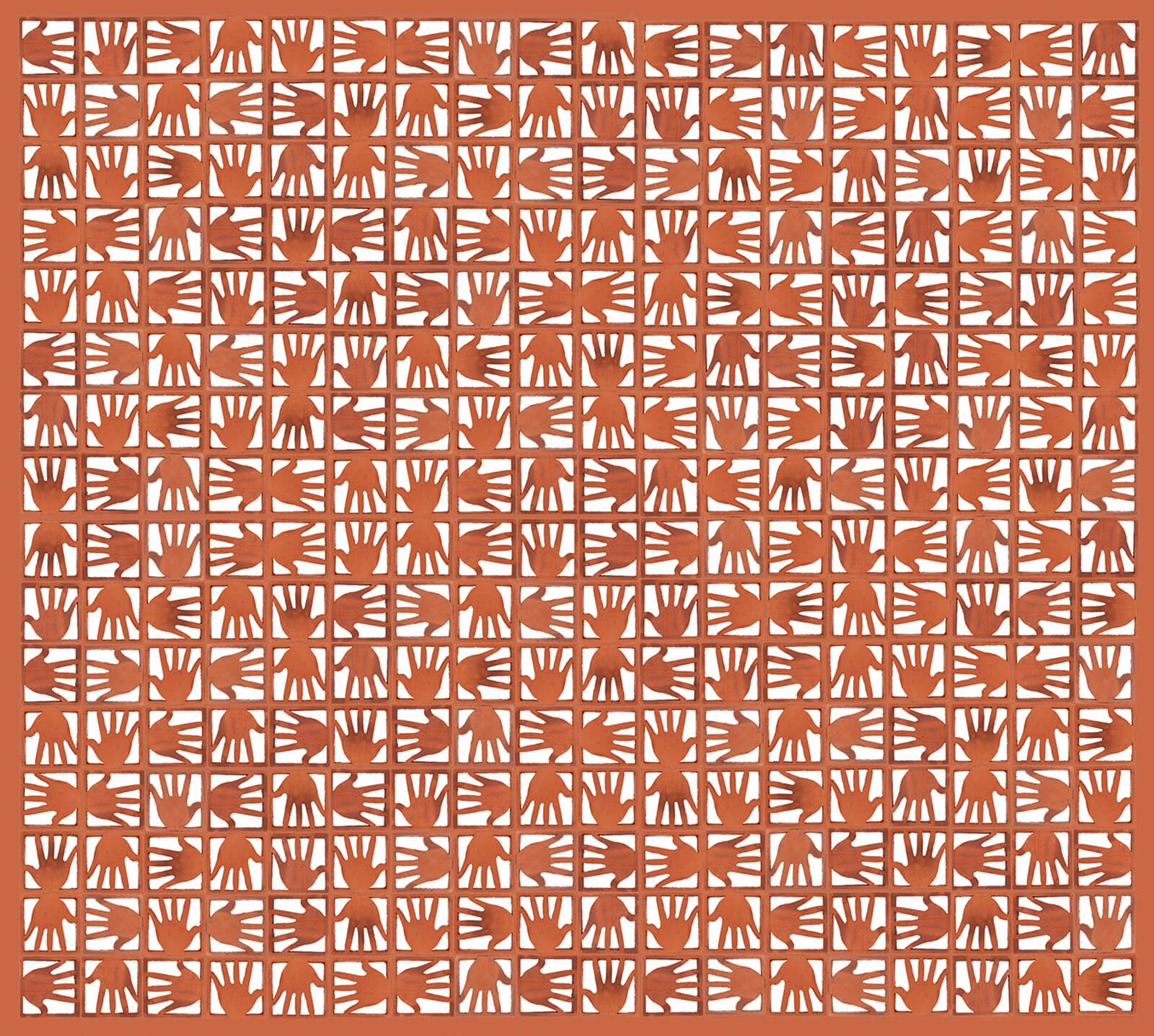 Campana Brothers, ‘Mão’ wall, 2016-17 COURTESY: Estudio Campana