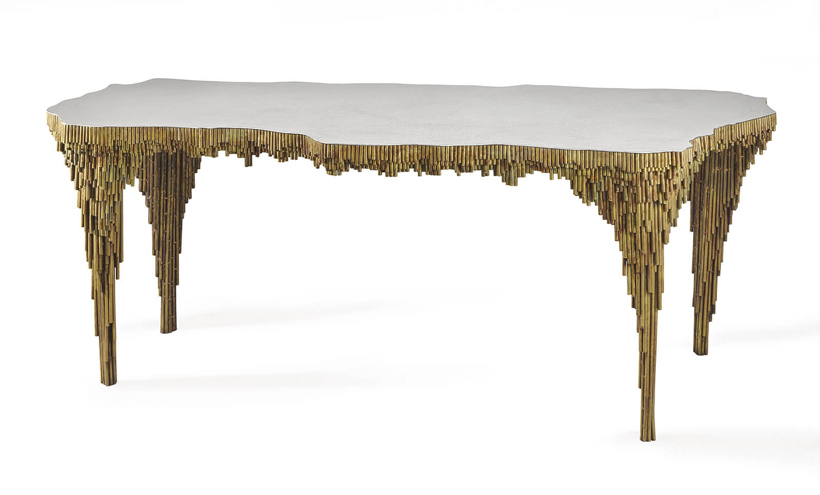 Andréa Salvetti, 'Erosion' table, 2017 COURTESY: Avant-Scène / PHOTOGRAPH: © Bruno Simon