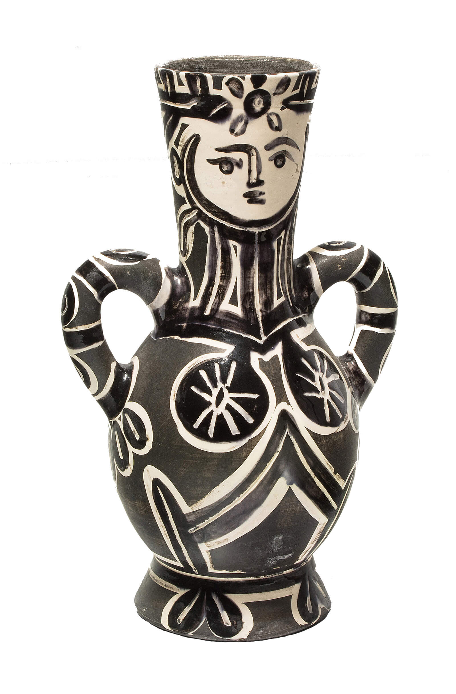 Pablo Picasso, ‘Vase à deux anses hautes, la reine’, 1953
COURTESY: Helene Bailly Gallery
