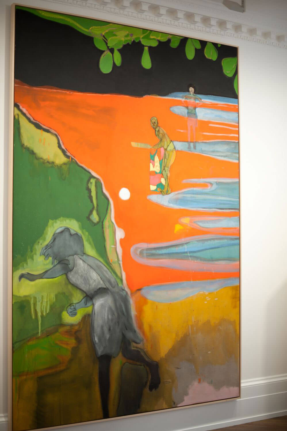 Peter Doig, 'Cricket Painting', 2006-12. One of my favourite artworks that has informed my interest in texture, narrative and nature. COURTESY: Hannah Skevington