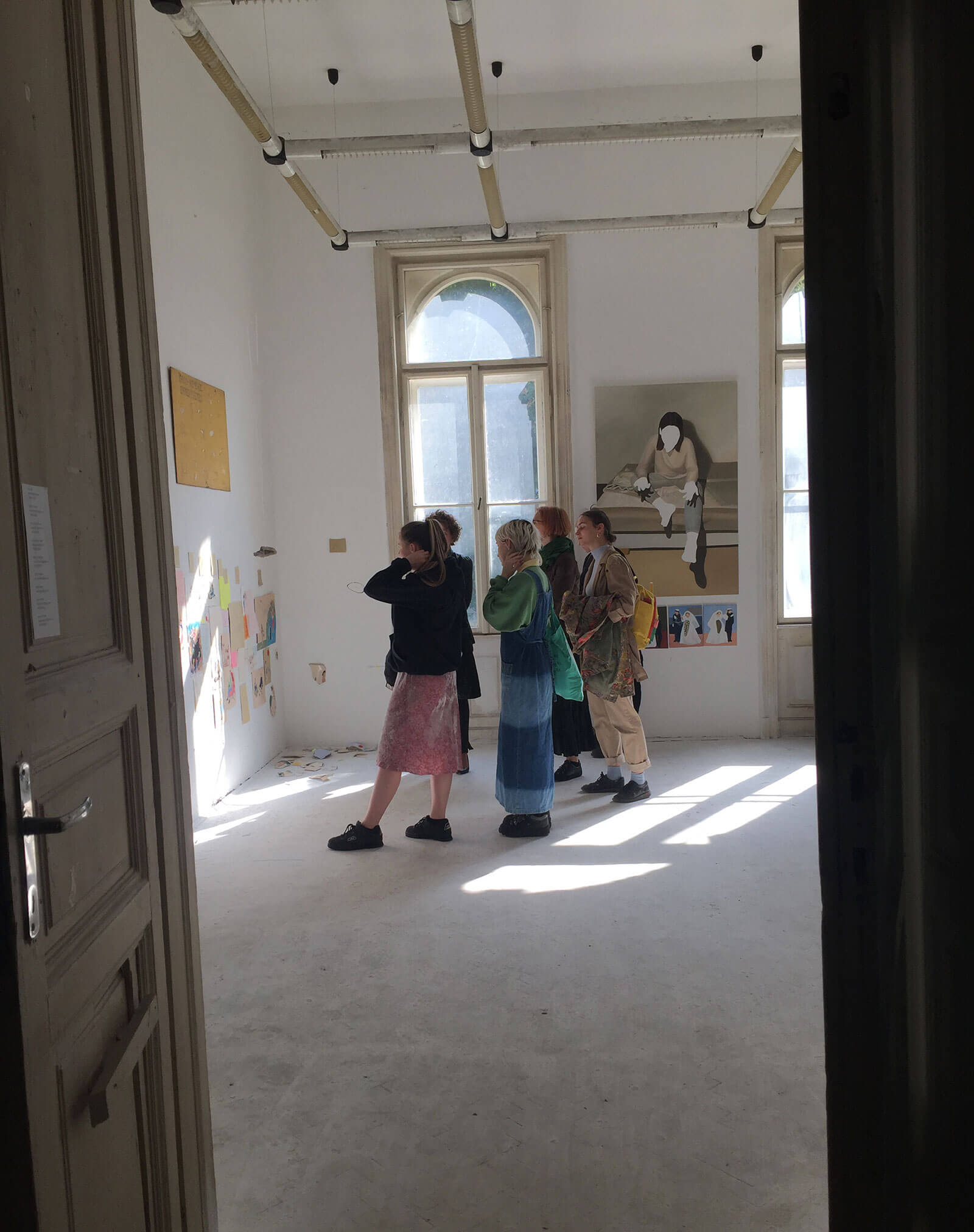 Visiting art degree shows at Budapest University COURTESY: Hannah Skevington