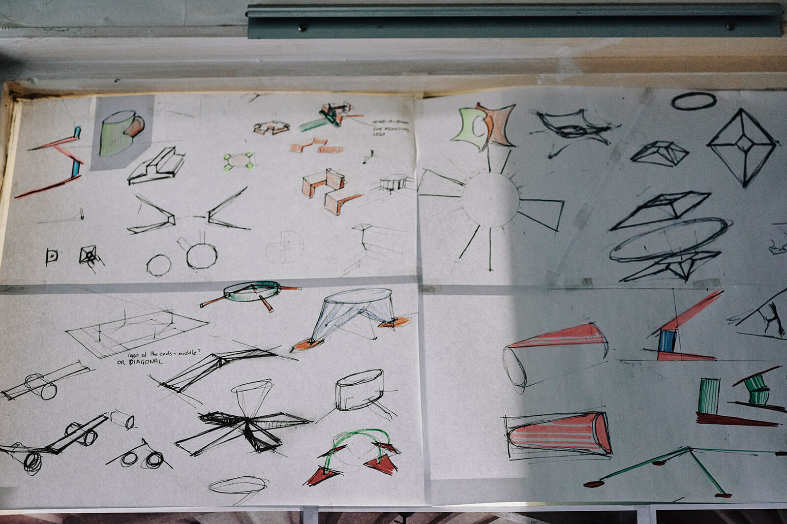 Sketches PHOTOGRAPH: Sarah Weal