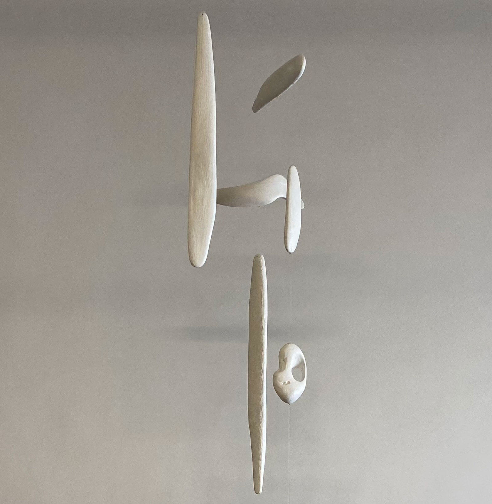 Ruth Charlotte Kneass, 'White Split Level Tower Mobile', 2020 (detail) COURTESY: Ruth Charlotte Kneass