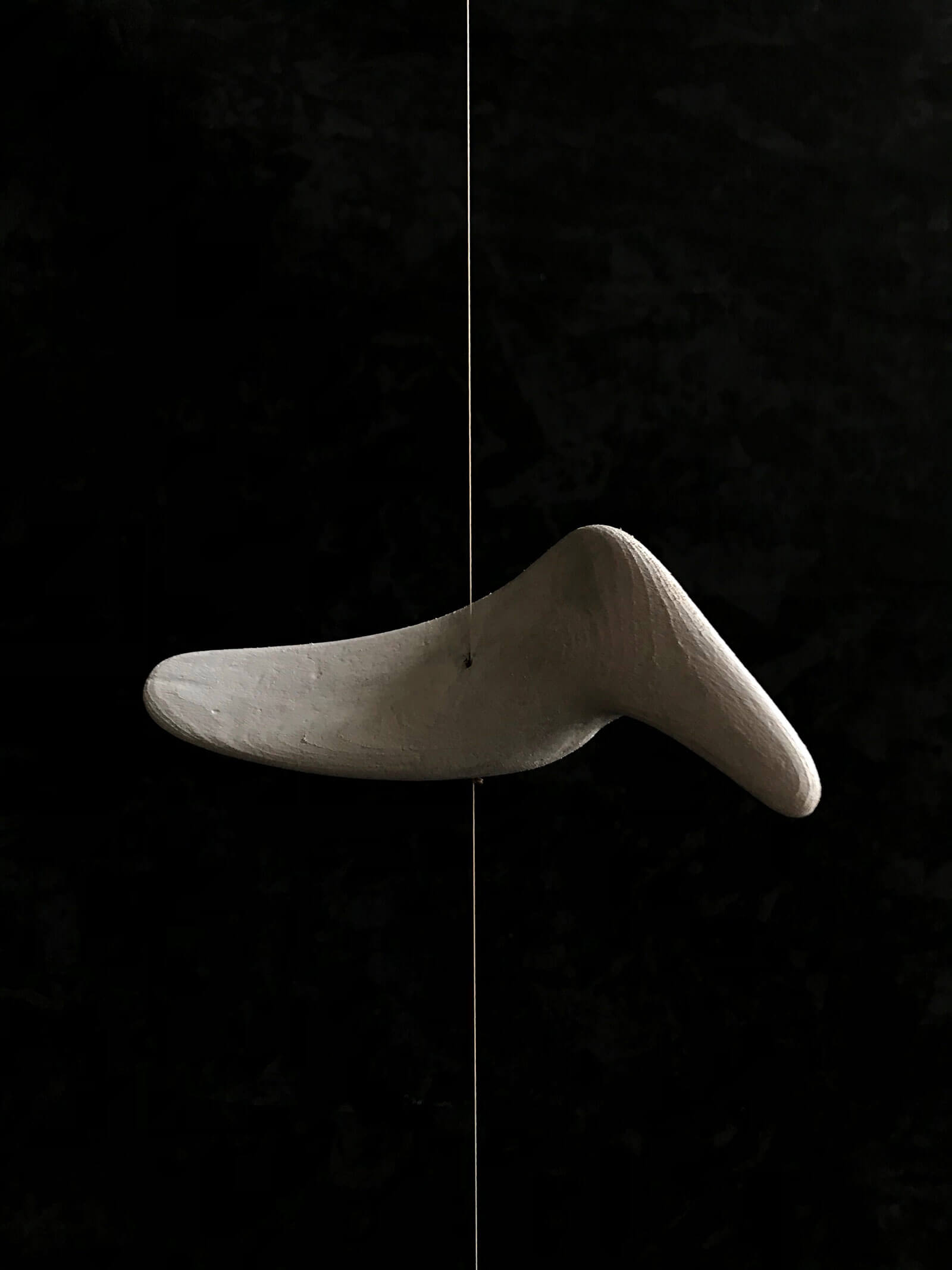 Ruth Charlotte Kneass, 'White Split Level Tower Mobile', 2020 (detail) COURTESY: Ruth Charlotte Kneass