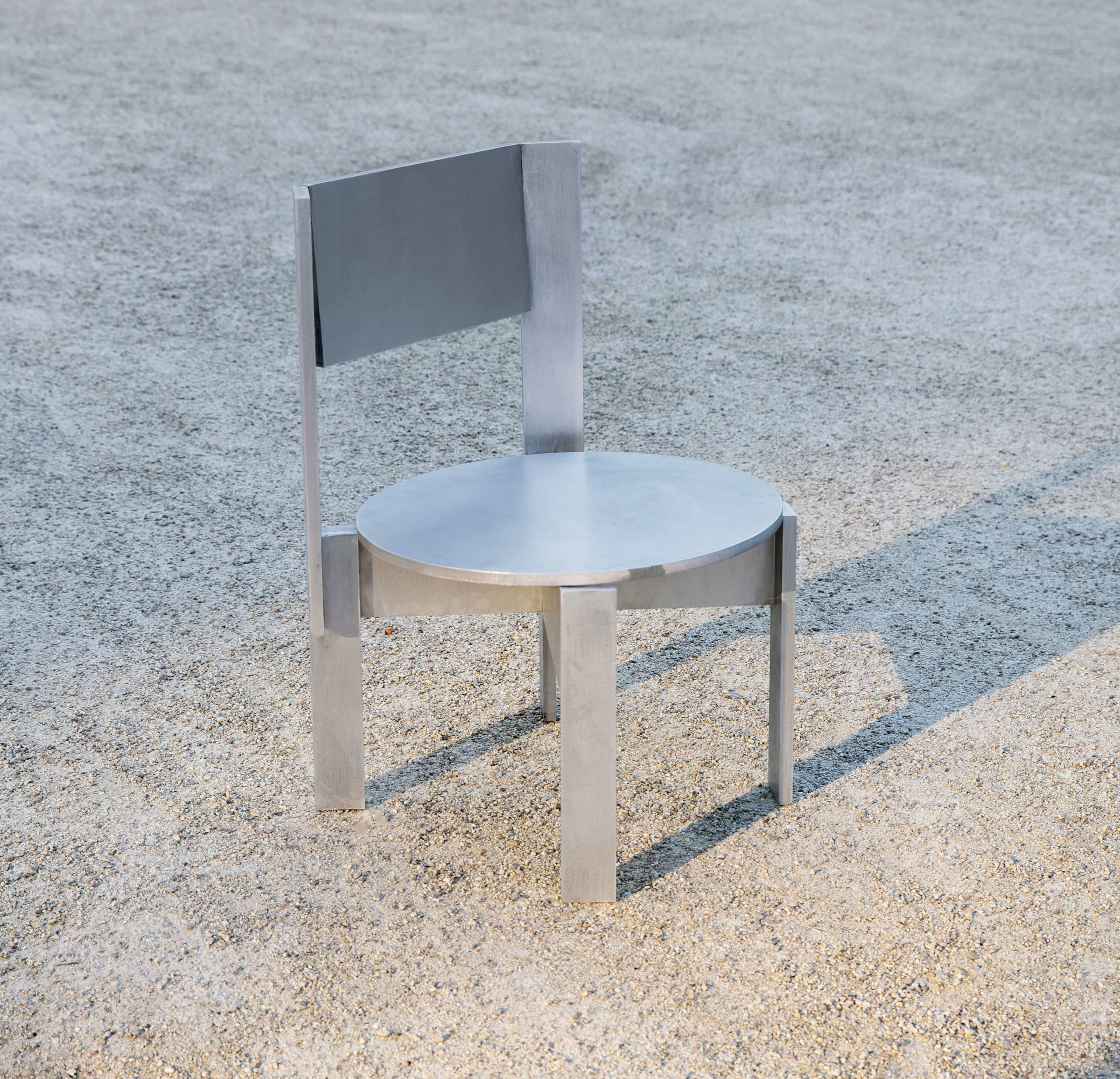 Studio Khachatryan, 'C.19.1' chair, edition (a), solid aluminium, 2019 COURTESY: Studio Khachatryan