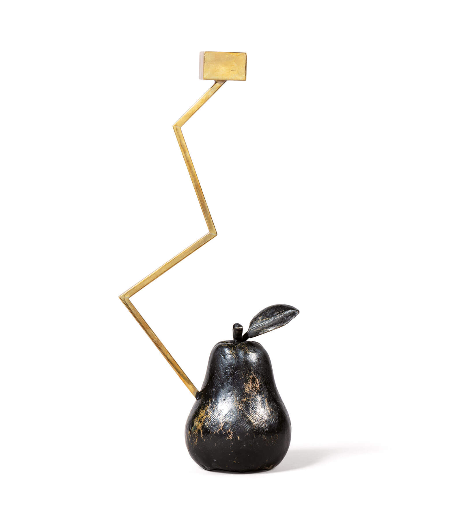 Hubert Le Gall, 'Pear' candlestick, 2016. (Estimate: €1,000-€1,500. Sold for €8,190) COURTESY: Sotheby’s / ArtDigital Studio
