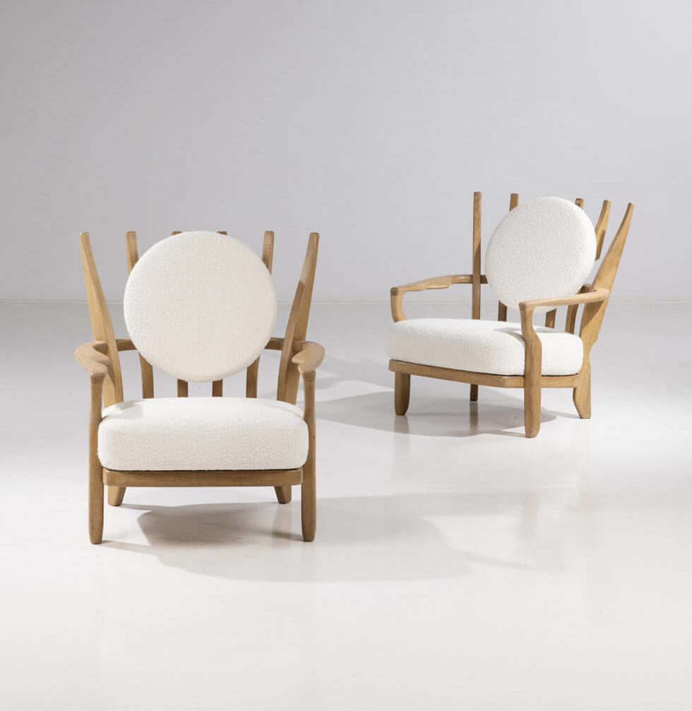 Robert Guillerme and Jacques Chambron, 'Juliette' armchairs, 1960 COURTESY: Piasa