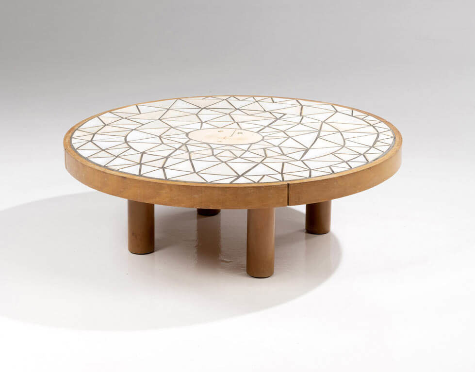 Roger Capron, 'Soleil' coffee table,1955 COURTESY: Piasa