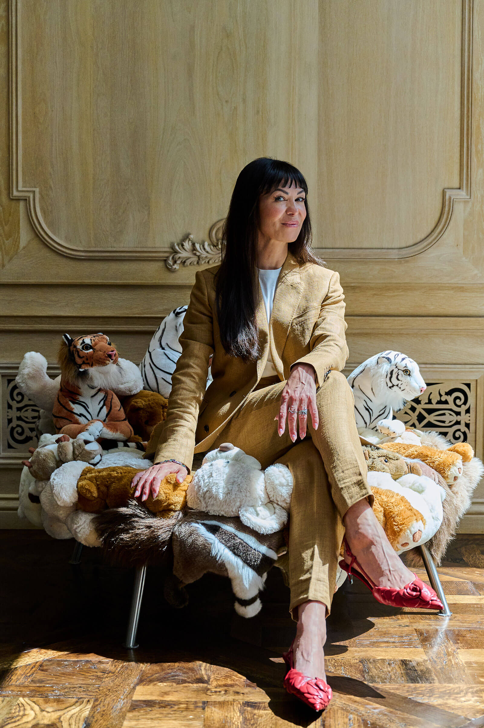 Brigitta Spinocchia Freund on the Campana Brothers 'Cake Stool' PHOTOGRAPH: © Sarah Weal