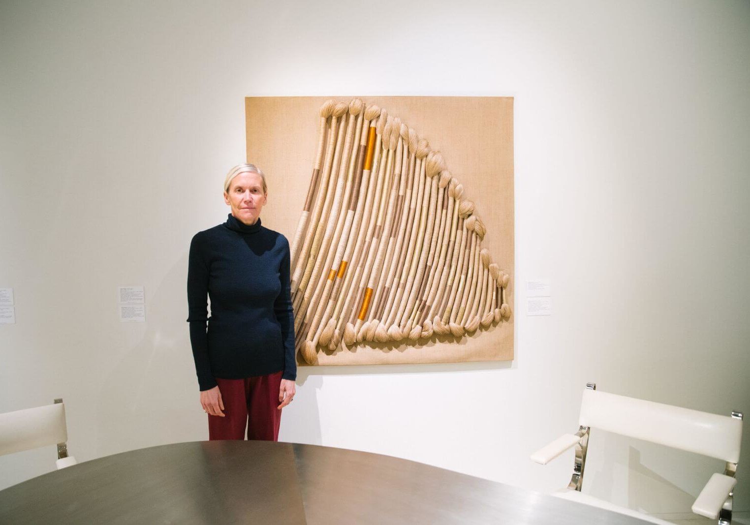 Suzanne Demisch with Sheila Hicks, 'Element', 1975COURTESY: Jessica DiMento