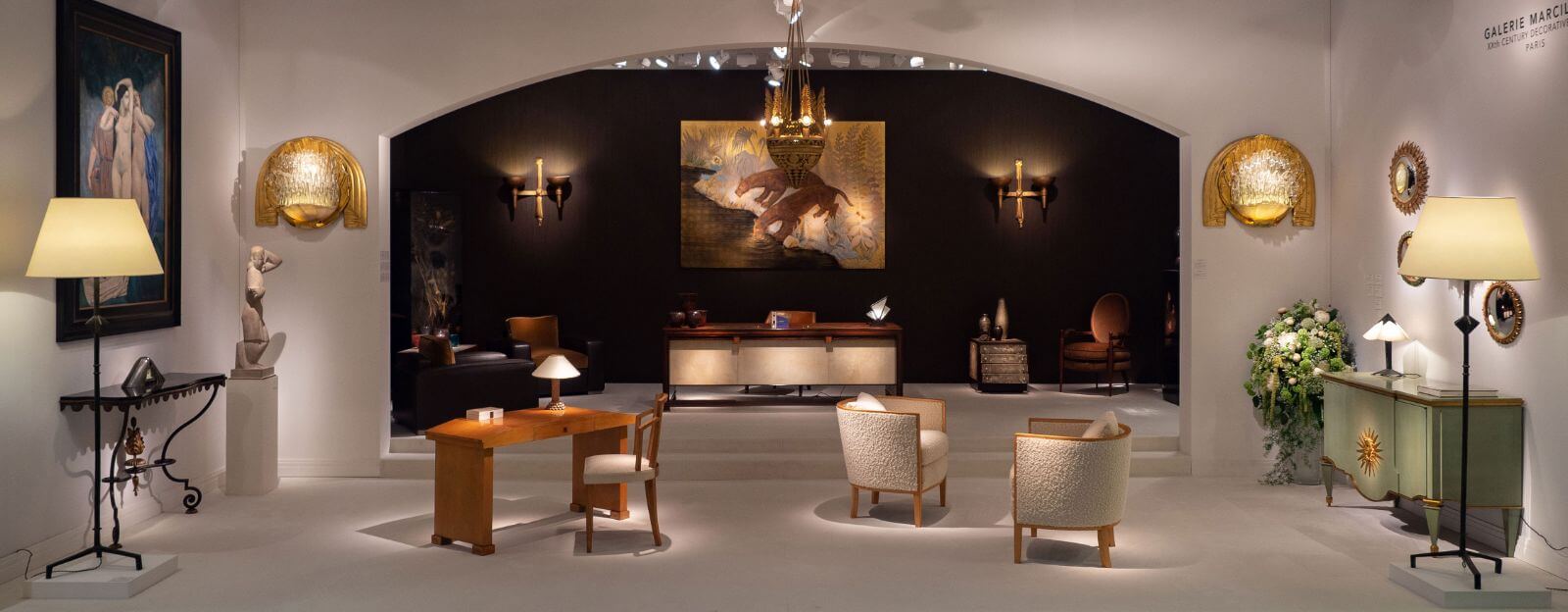 Galerie Marcilhac at TEFAF Maastricht, 2022 COURTESY: TEFAF / PHOTOGRAPH: Michael Adair