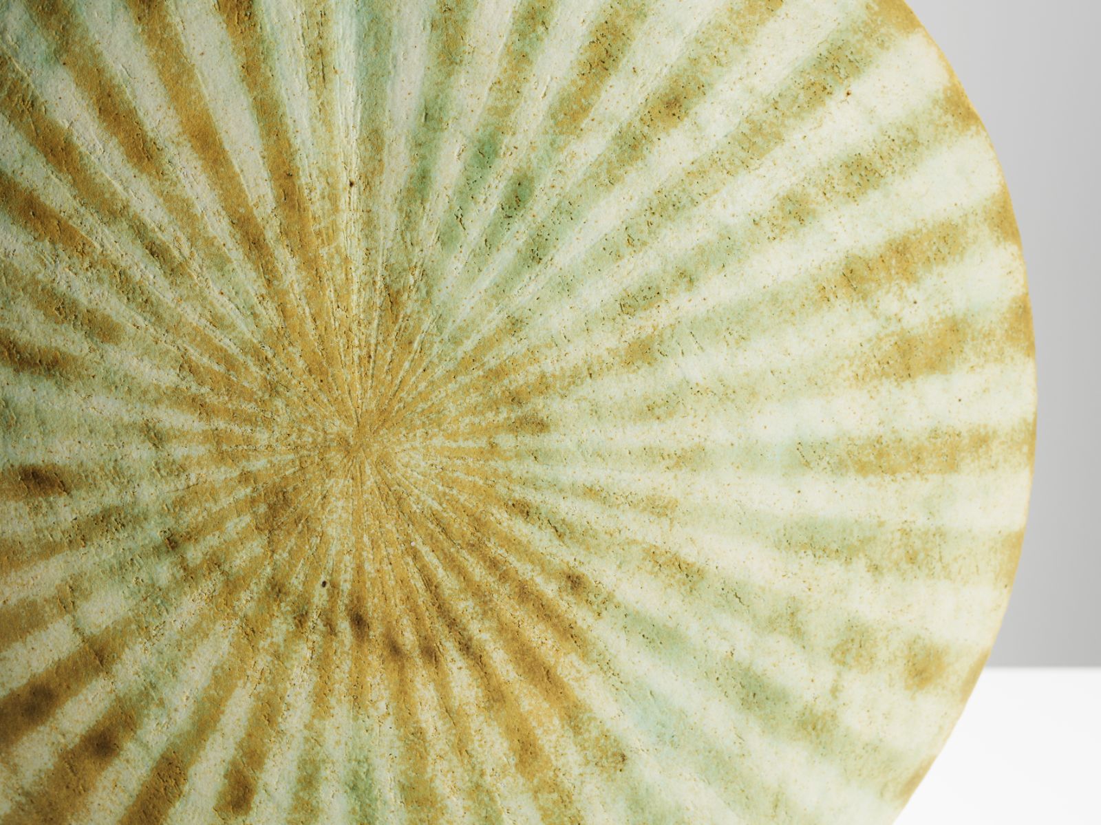 John Ward, ‘Monumental Striped Vessel’, circa 2000 (detail) COURTESY: © John Ward & Oxford Ceramics Gallery / PHOTOGRAPH: Michael Harvey