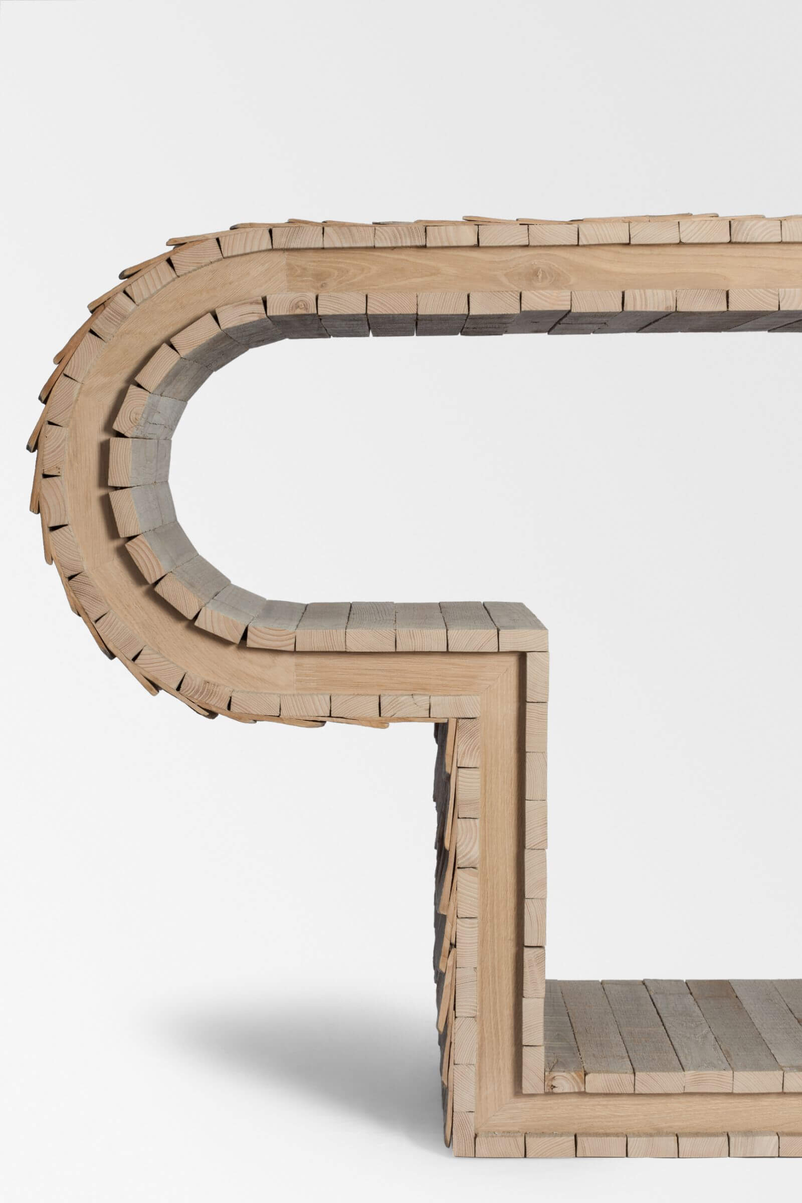 Voukenas Petrides + Lukas Wegwerth, ‘Shingles Console’, 2021 (detail) COURTESY: Voukenas Petrides, Lukas Wegwerth & Gallery FUMI / PHOTOGRAPH: Sandra Gramm