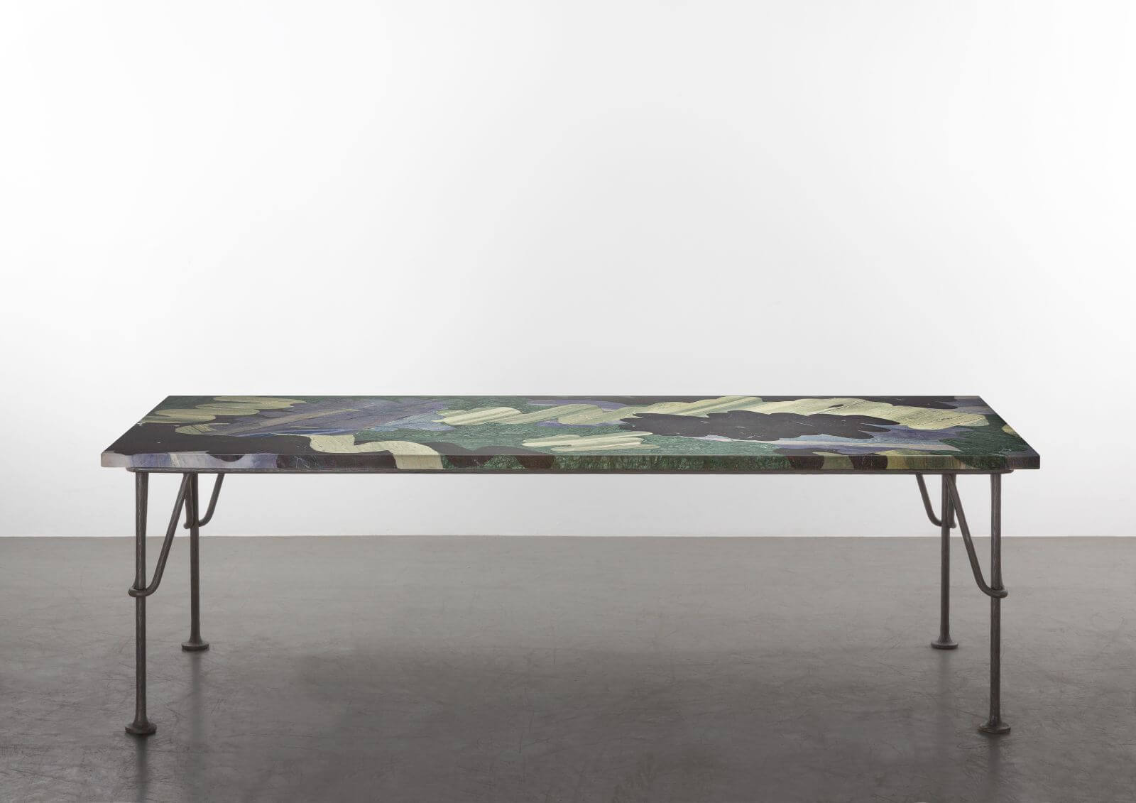Robert Stadler, ‘New Paintings #1 Dining Table’, 2019 COURTESY: Robert Stadler & Carpenters Workshop Gallery