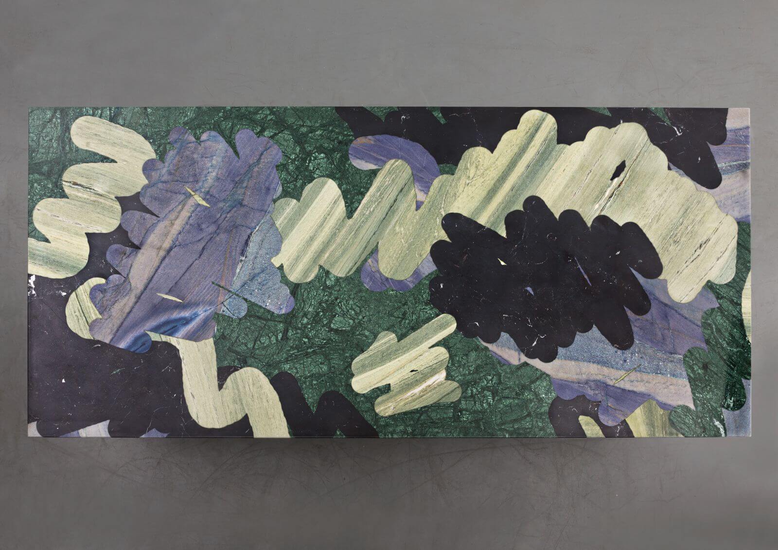 Robert Stadler, ‘New Paintings #1 Dining Table’, 2019 (detail) COURTESY: Robert Stadler & Carpenters Workshop Gallery