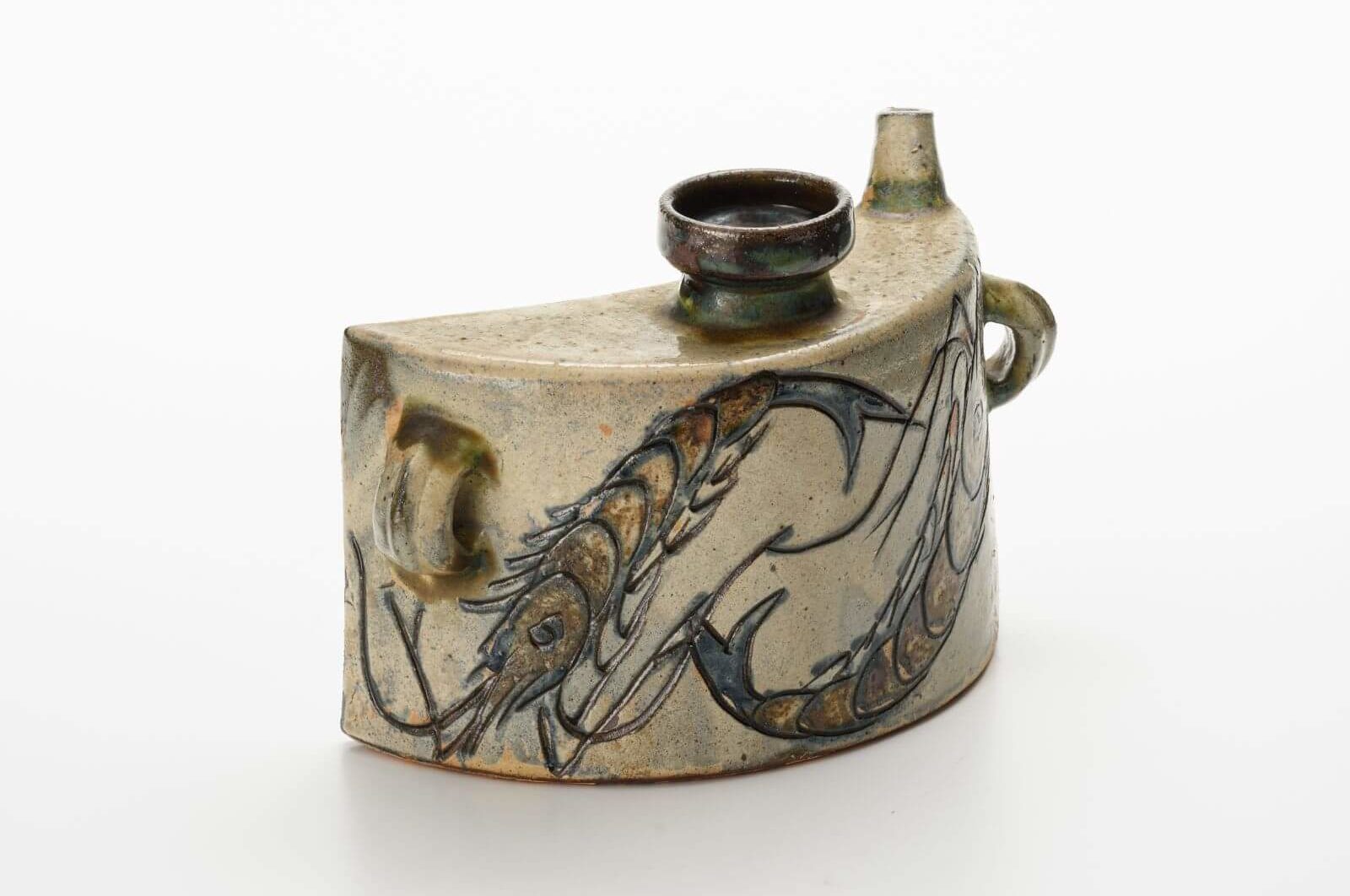Jiro Kinjo, ‘Bottle with shrimp’ COURTESY: Jiro Kinjo, Sokyo Gallery Kyoto & Asia Now