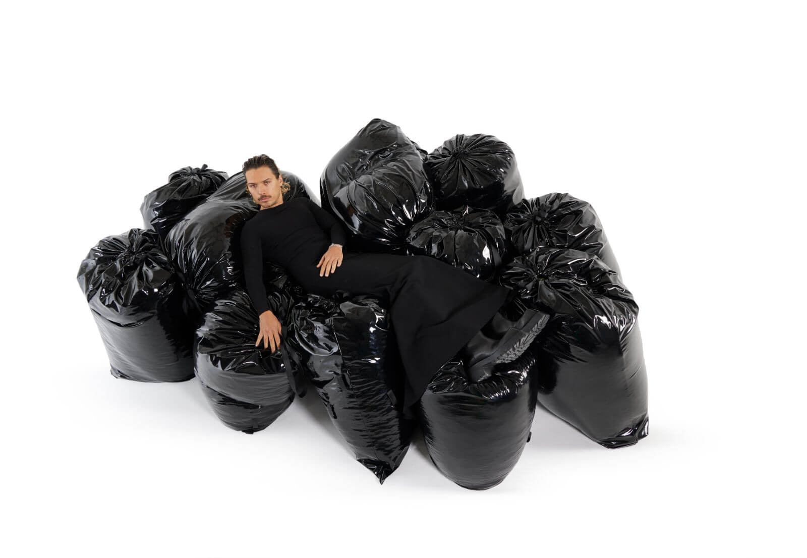 Harry Nuriev Debuts The Trash Bag Sofa