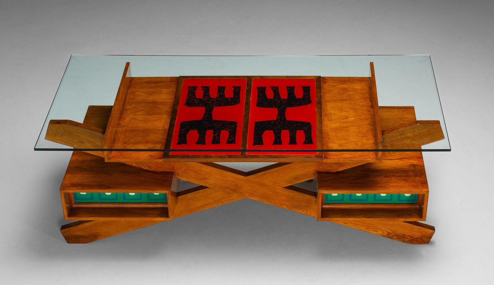 Renato Angeli and Claudio Olivieri, ‘Walnut Desk’, 1951 COURTESY: Robertaebasta