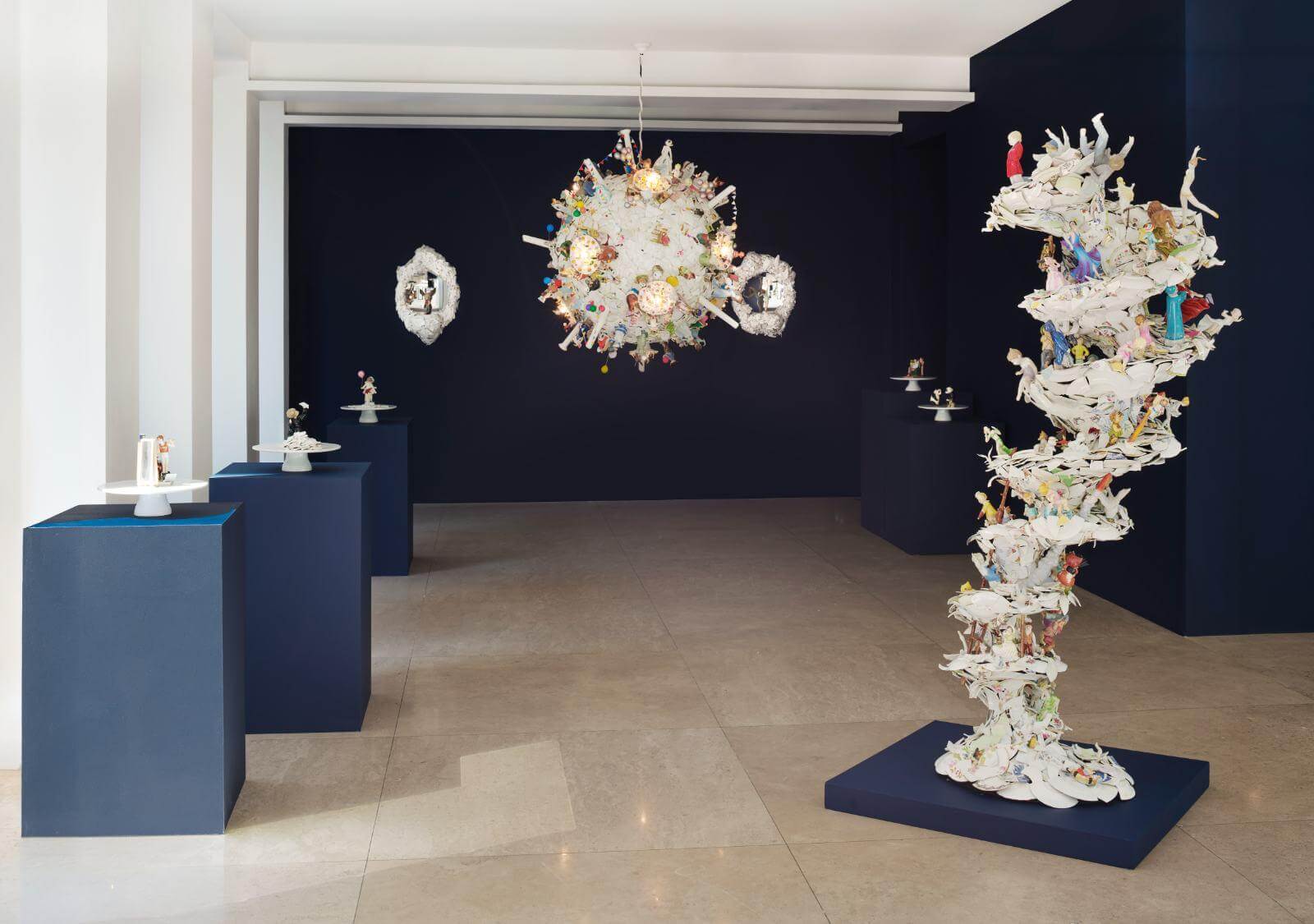 Exhibition view, ‘We Are Where We Are’ COURTESY: Barnaby Barford & David Gill Gallery / PHOTOGRAPH: James Harris