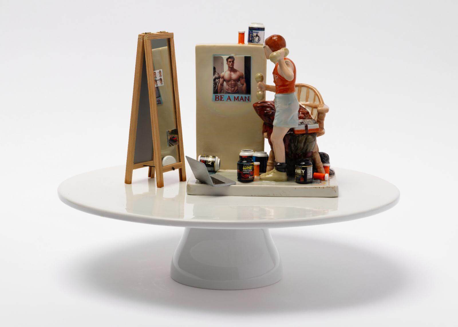 Barnaby Barford, ‘Ascension’, 2026 COURTESY: Barnaby Barford & David Gill Gallery / PHOTOGRAPH: Sylvain Deleu
