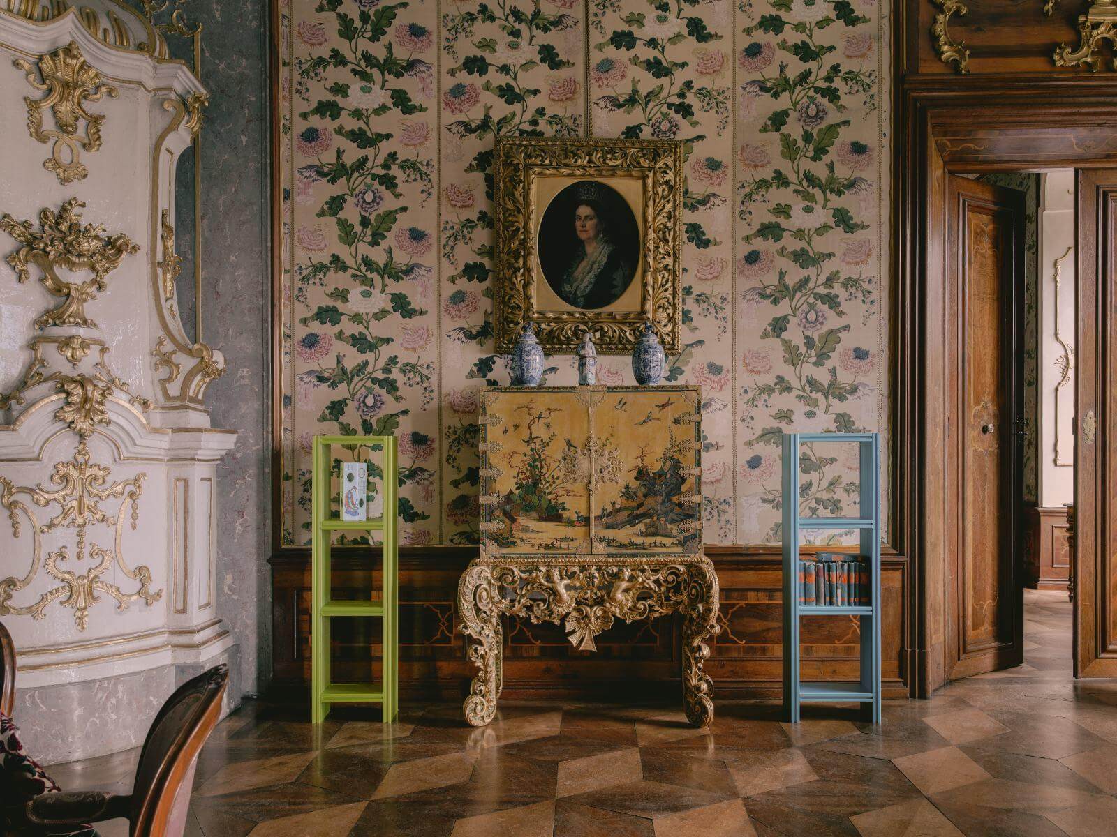 Exhibition view with work by Philippe Malouin COURTESY: Philippe Malouin & Schloss Hollenegg for Design / PHOTOGRAPH: Julius Hirtzberger