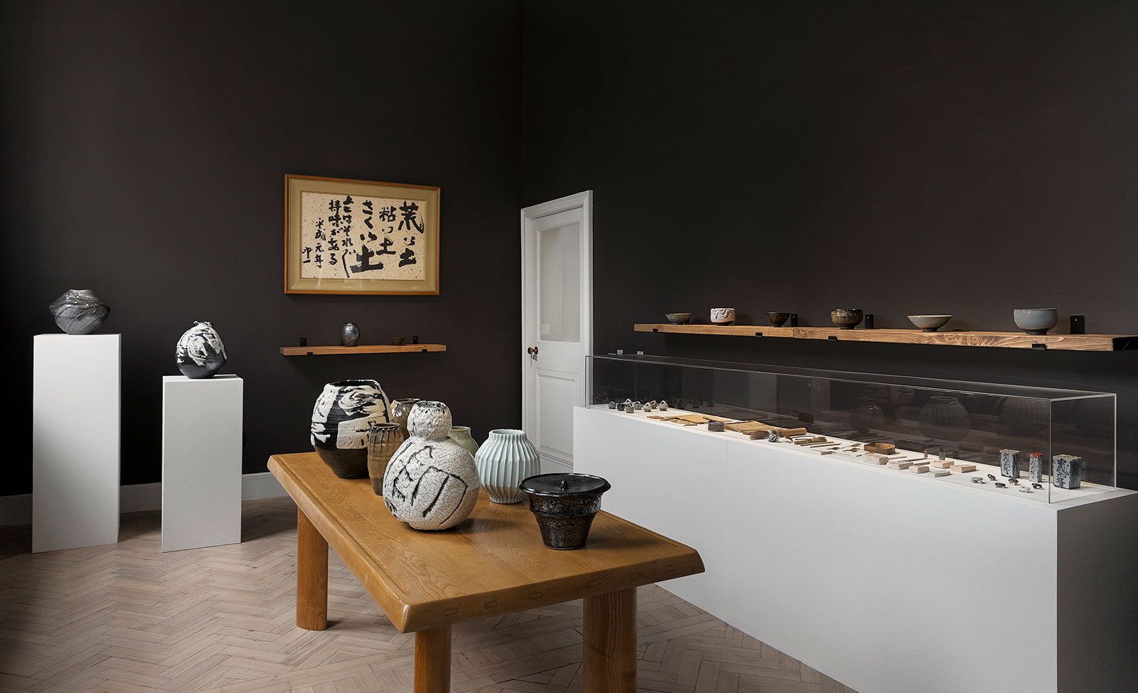 Exhibition view, ‘The Language of Glaze: Shimizu Uichi at 100’ COURTESY: The Artist & Carpenters Workshop Gallery / PHOTOGRAPH: Benjamin Baccarani