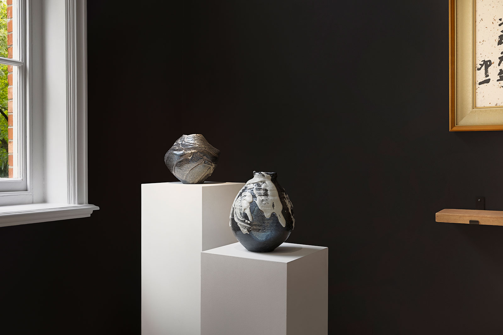 Exhibition view, ‘The Language of Glaze: Shimizu Uichi at 100’ COURTESY: The Artist & Carpenters Workshop Gallery / PHOTOGRAPH: Benjamin Baccarani