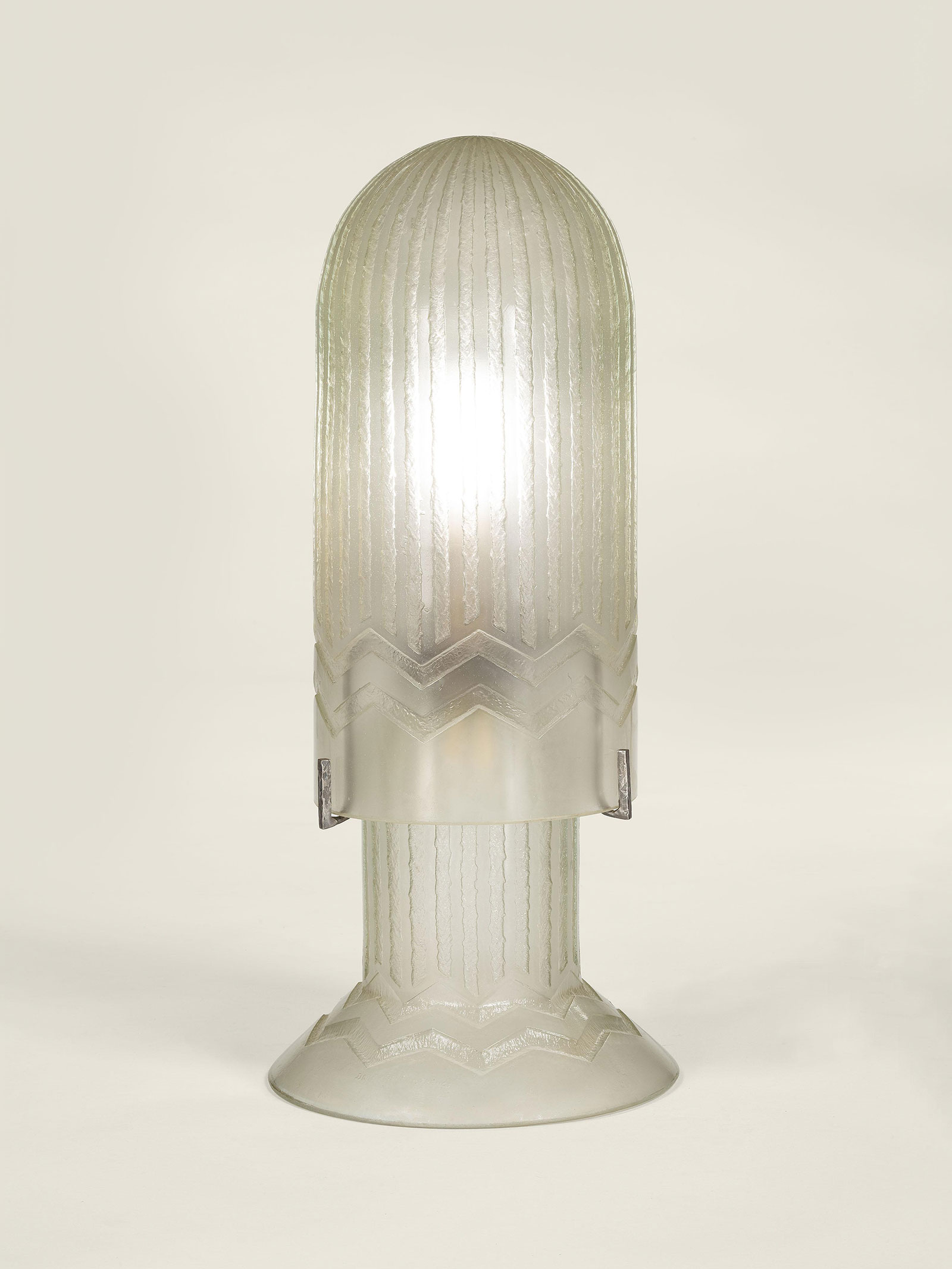 Daum, ‘Large Art Deco Table Lamp reference no. 4991’, circa 1925 COURTESY: © The Artist & Rose Uinacke