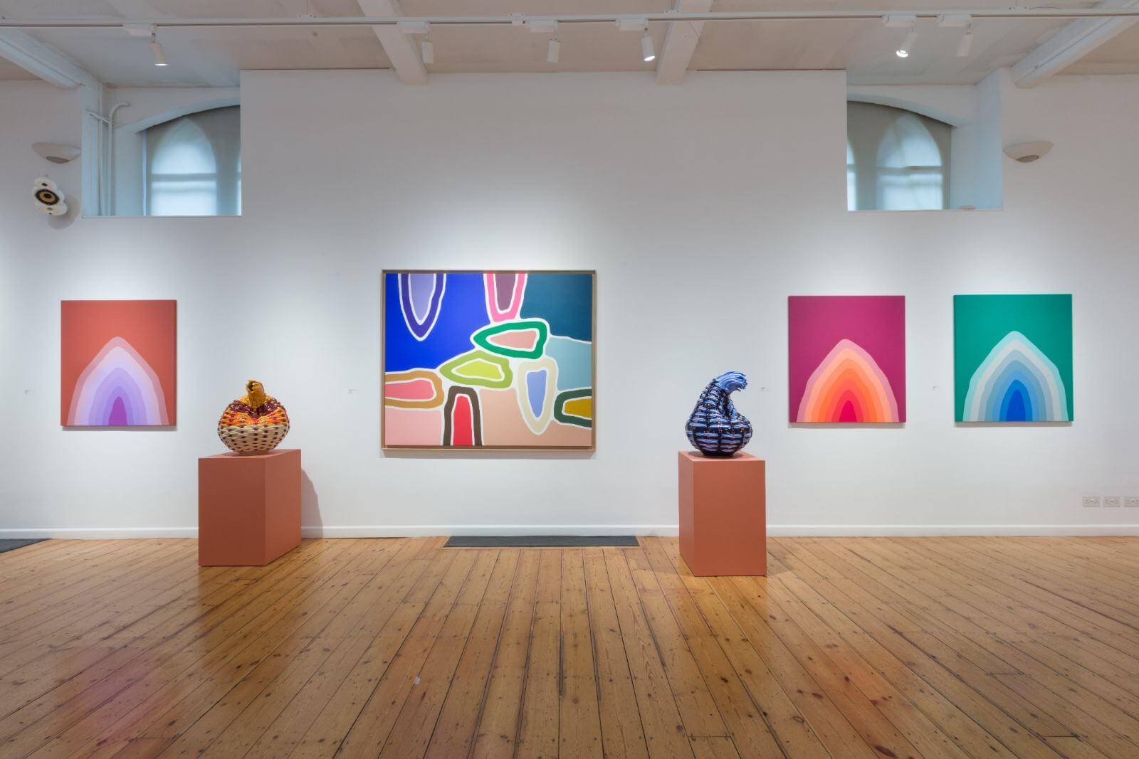 Exhibition view 'Xanthe Somers and Yacout Hamdouch: Poetic Threads' COURTESY: © The Artists & October Gallery London