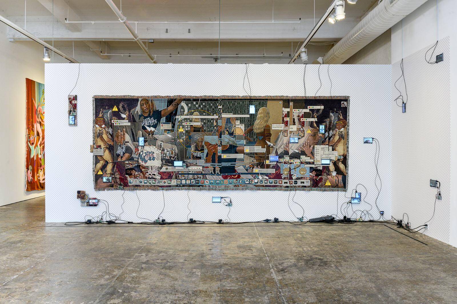 Qualeasha Wood, ‘anywhere! (but here.)’, 2026 COURTESY: © The Artist & The Fabric Workshop and Museum / PHOTOGRAPH: Constance Mensh