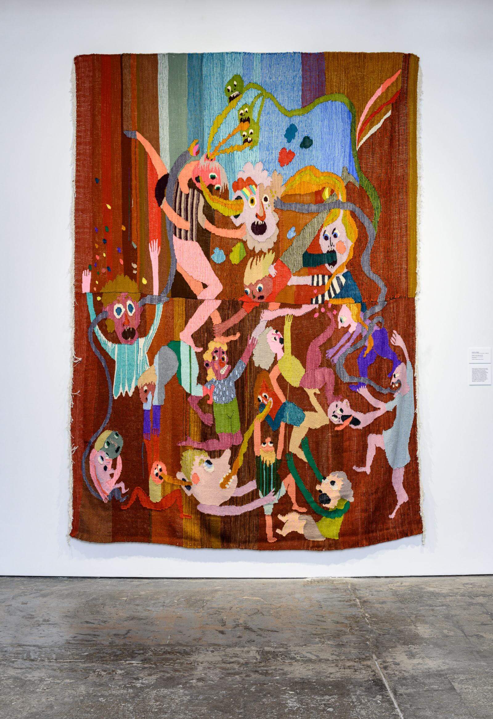 Christina Forrer, ‘Untitled (on brown background)’, 2018 COURTESY: © The Artist & Collection of Marguerite Steed Hoffman / PHOTOGRAPH: Constance Mensh