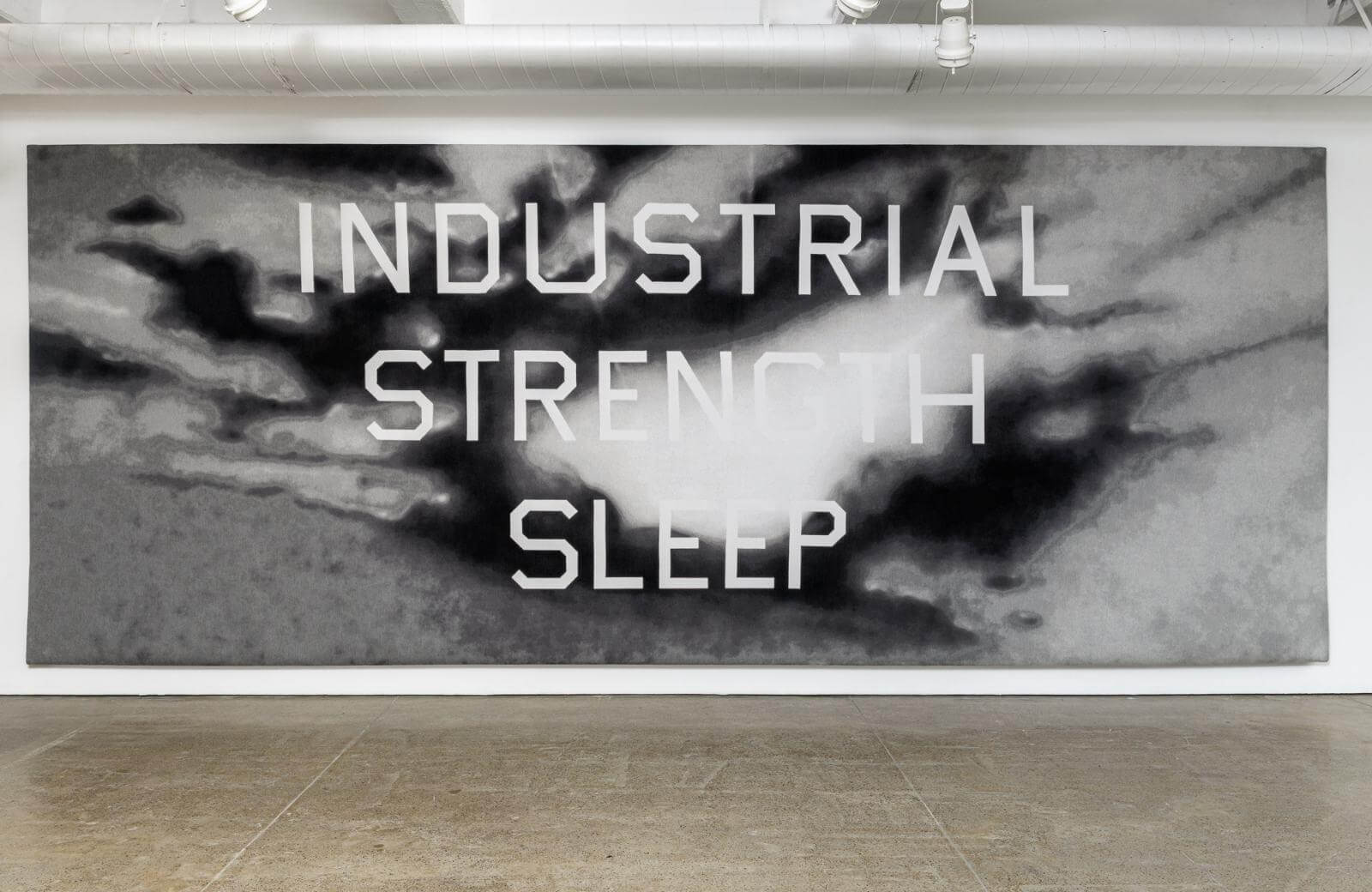 Ed Ruscha, ‘Industrial Strength Sleep’, 2007 COURTESY: © The Artist & The Fabric Workshop and Museum / PHOTOGRAPH: Constance Mensh