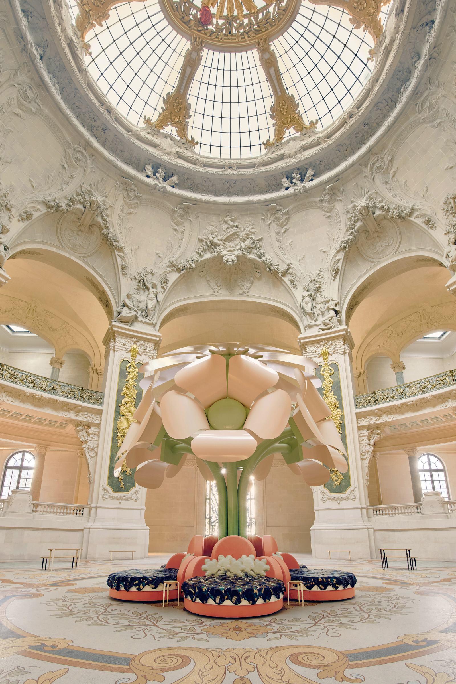 Uchronia, ‘Le Grand Bouquet’, 2026 at the Grand Palais COURTESY: © The Artists / PHOTOGRAPH: © Romain Moriceau