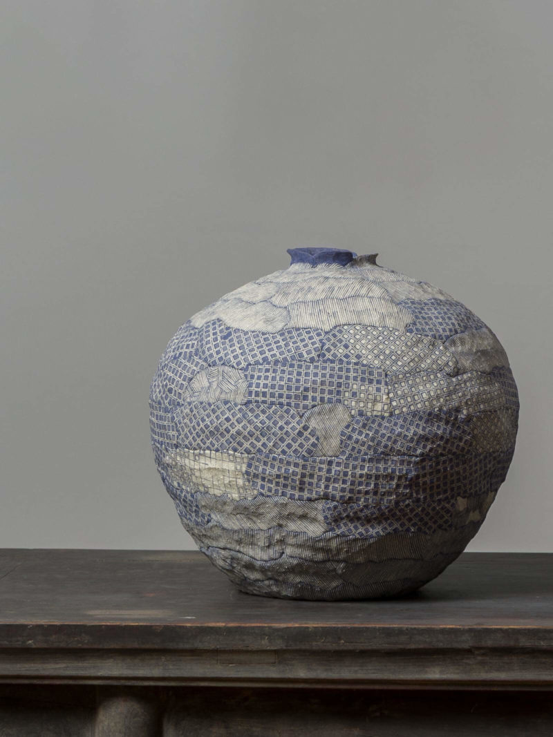 Choi Boram, ‘Blue Jar – Undoing No. 4’, 2025 COURTESY: Lloyd Choi Gallery & PAD London / PHOTOGRAPH: Leon Kong